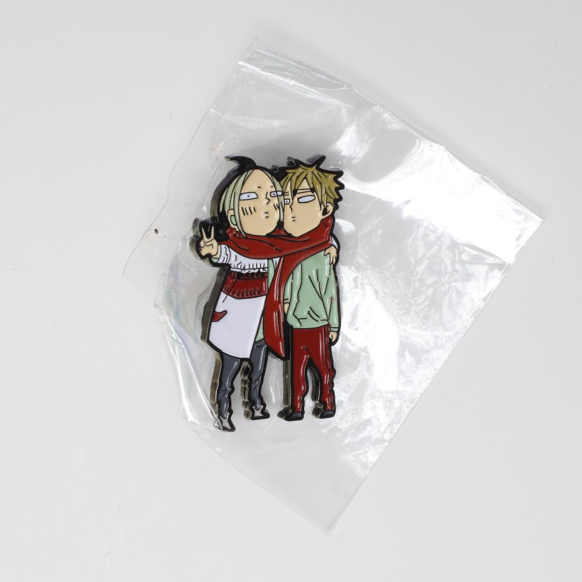 19 Days Jian Yi & He Tian Scarf Enamel Pin