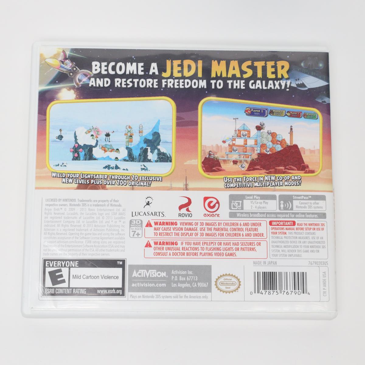 Angry Birds Star Wars - 3DS (Complete / Good)