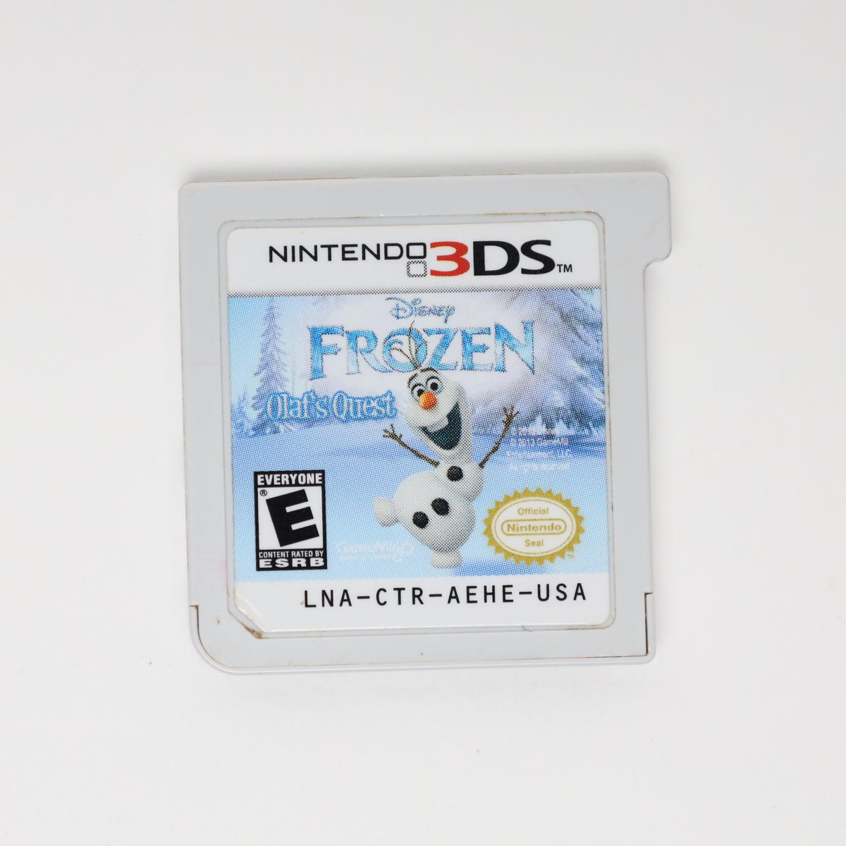 Disney Frozen: Olaf's Quest - 3DS (Complete / Good)
