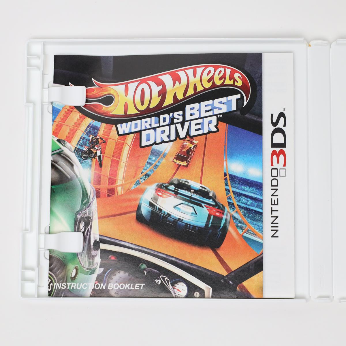 Hot Wheels: World's Best Driver - 3DS (Complete / Good)