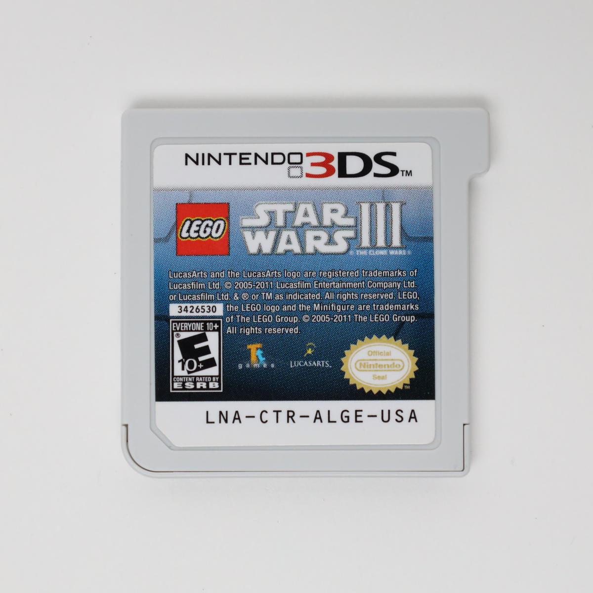 Lego Star Wars 3: The Clone Wars - 3DS (Complete / Good)