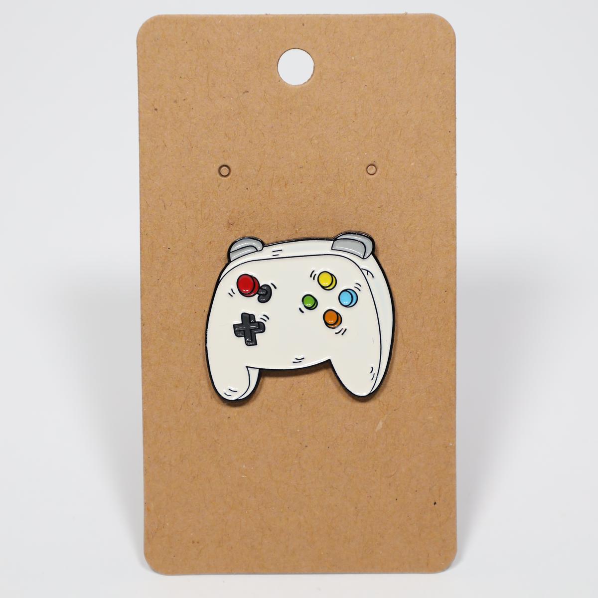 90s Retro Cartoon Game Controller Enamel Pin
