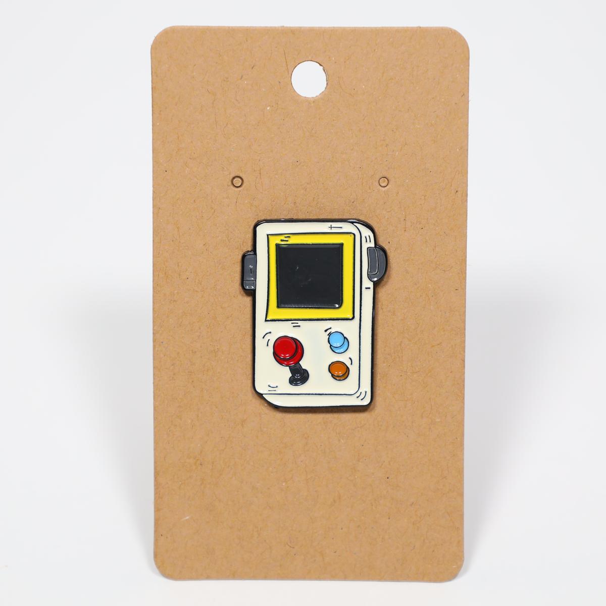 90s Retro Cartoon Handheld Game Console Enamel Pin