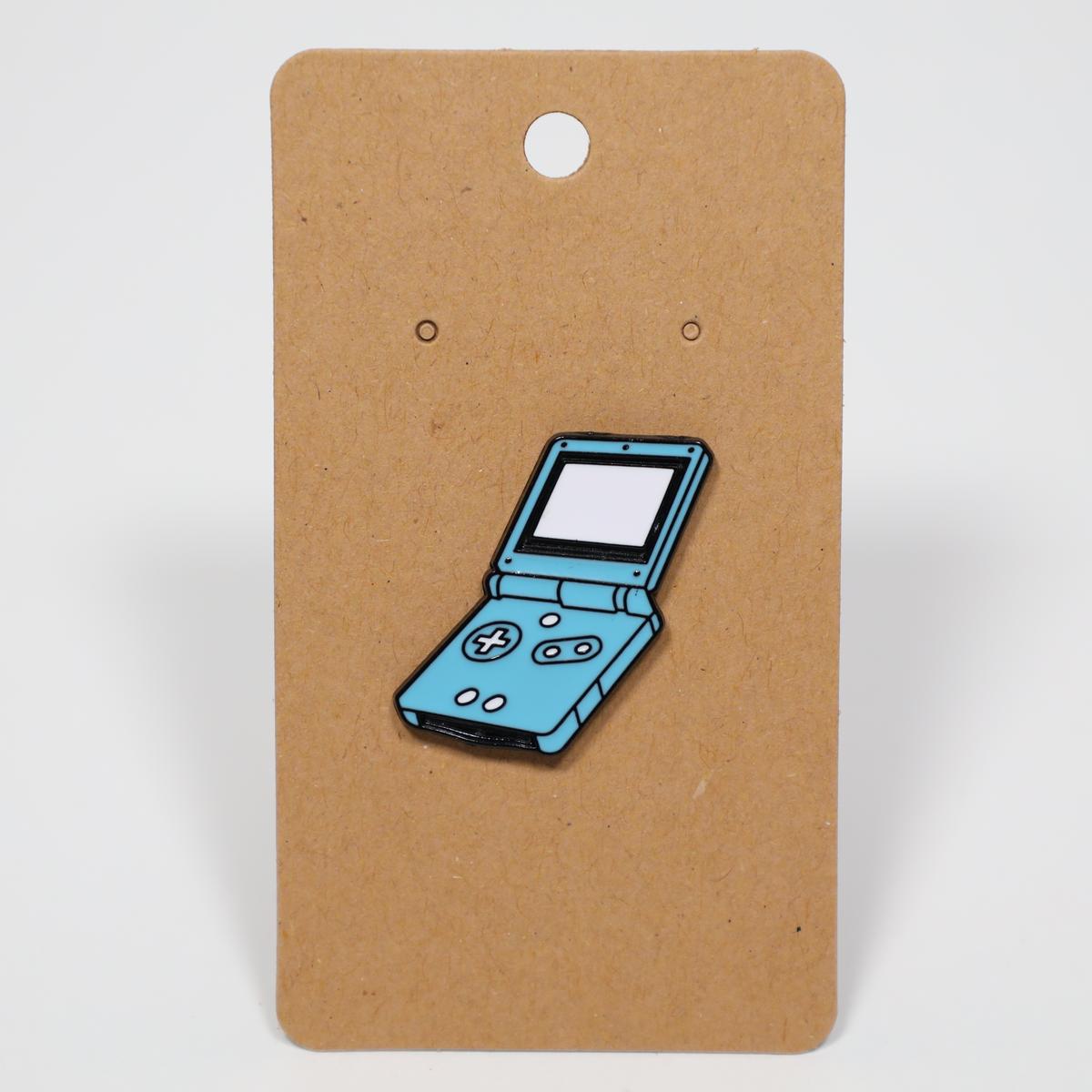 90s Retro GBA Cartoon Handheld Game Console Enamel Pin