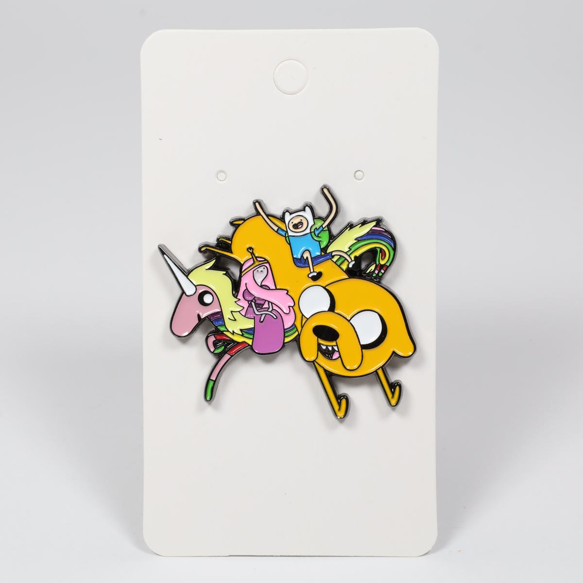 Adventure Time Jake and Finn Lady Rainicorn Enamel Pin