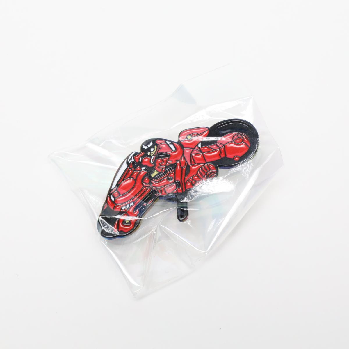 Akira Leaning Motorcycle Anime Enamel Pin