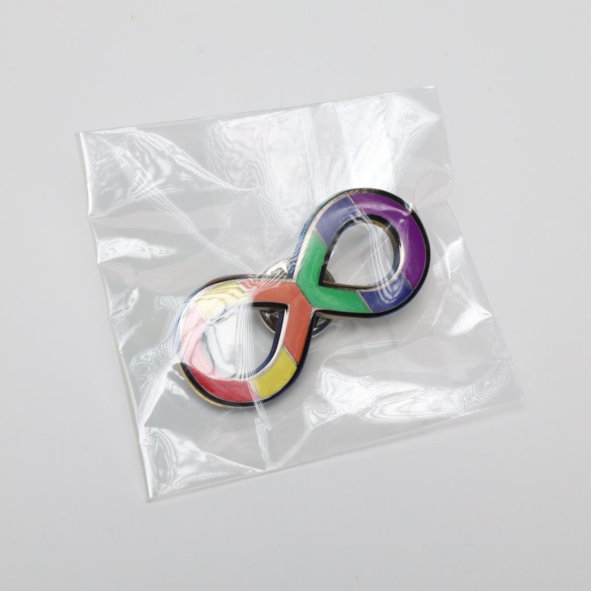 Autism Awareness Infinity Enamel Pin