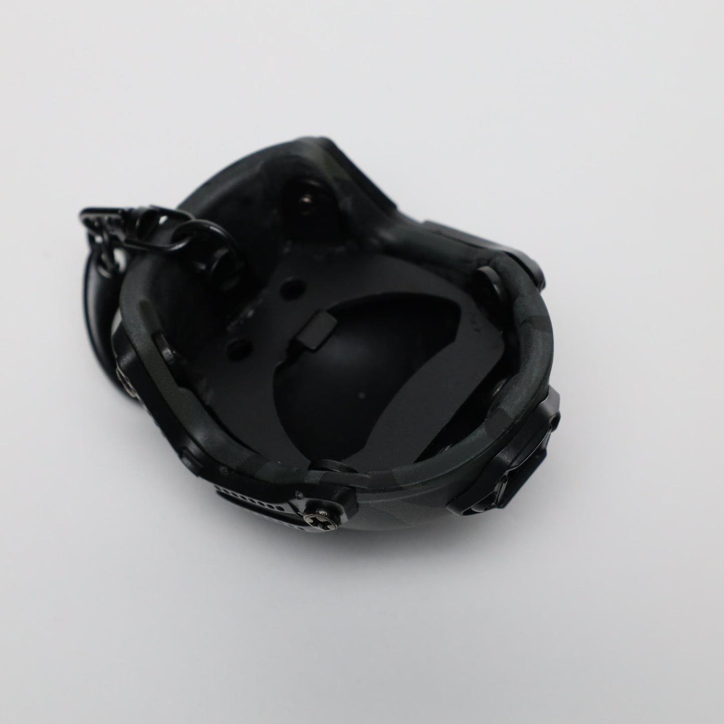 Black Multicam Tactical Fast Helmet Bottle Opener Keychain