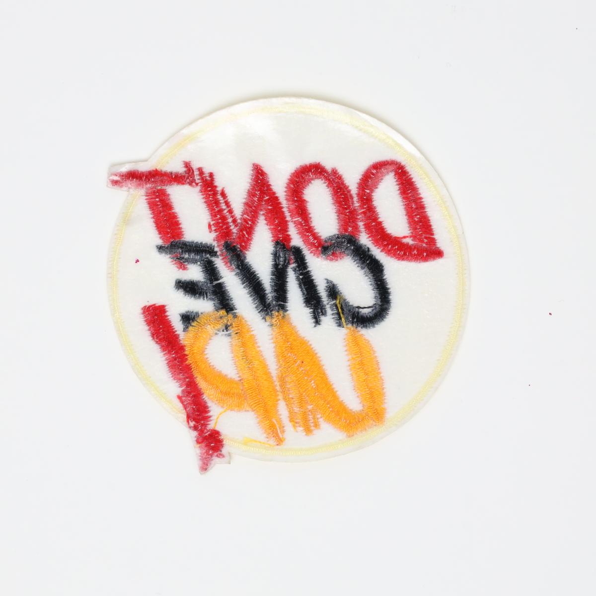 Don’t Give Up Embroidered Iron On Patch