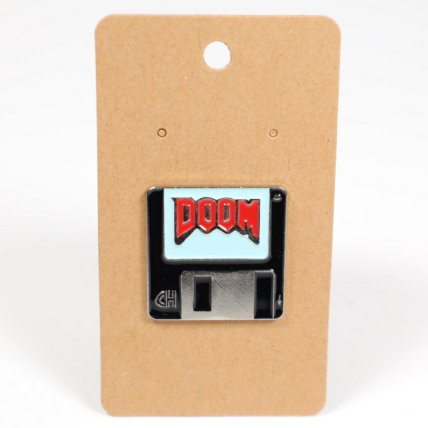 Doom Floopy Disk Enamel Pin