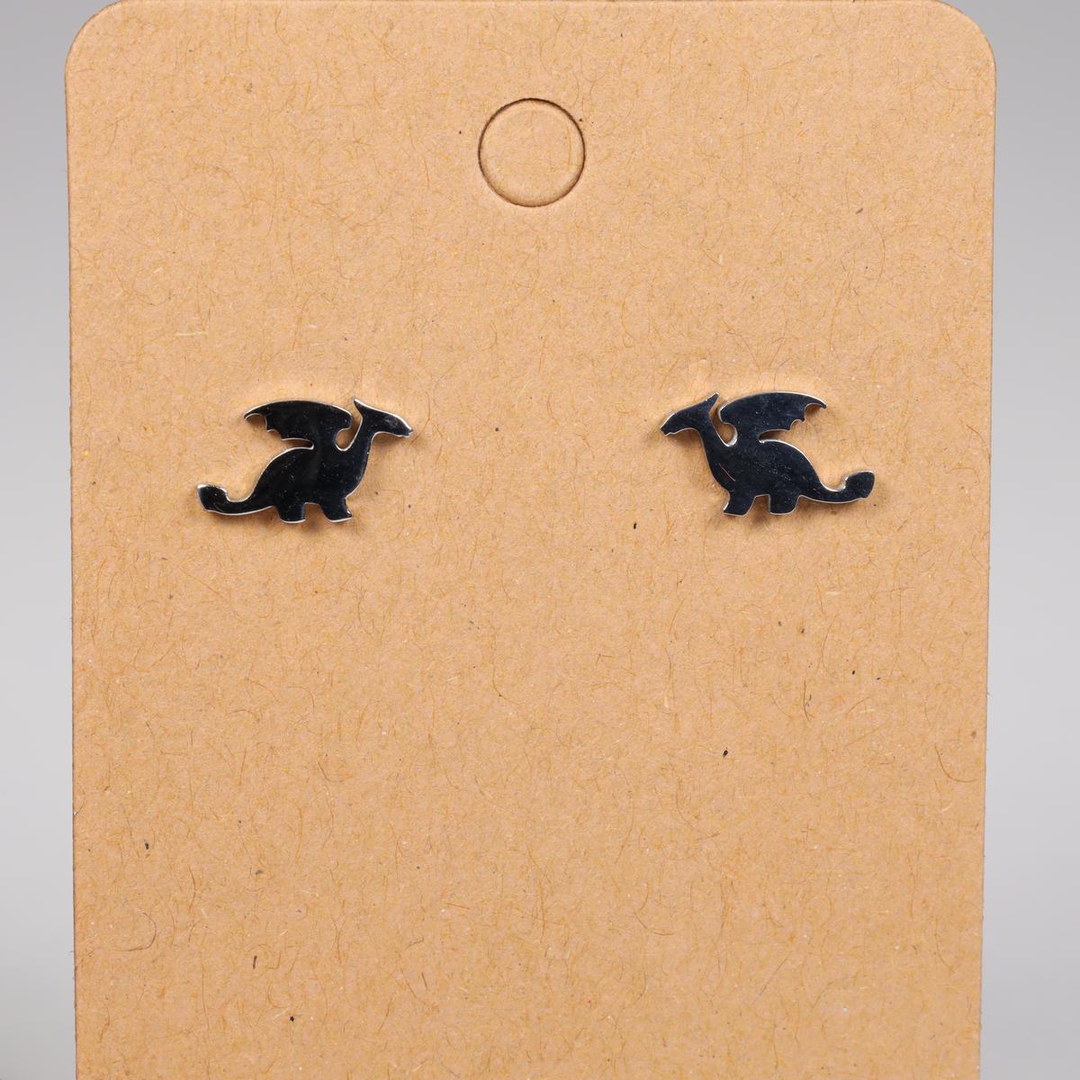 Dragon Stainless Steel Stud Earrings