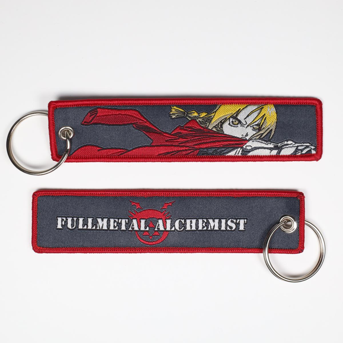 Edward Fullmetal Alchemist Embroidered Keychain