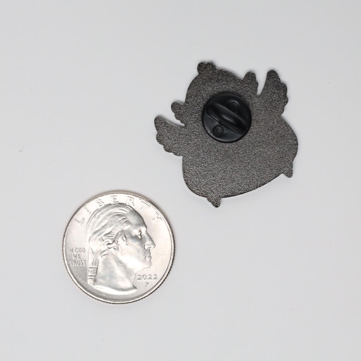 Fat Cartoon Chocobo Final Fantasy Enamel Pin