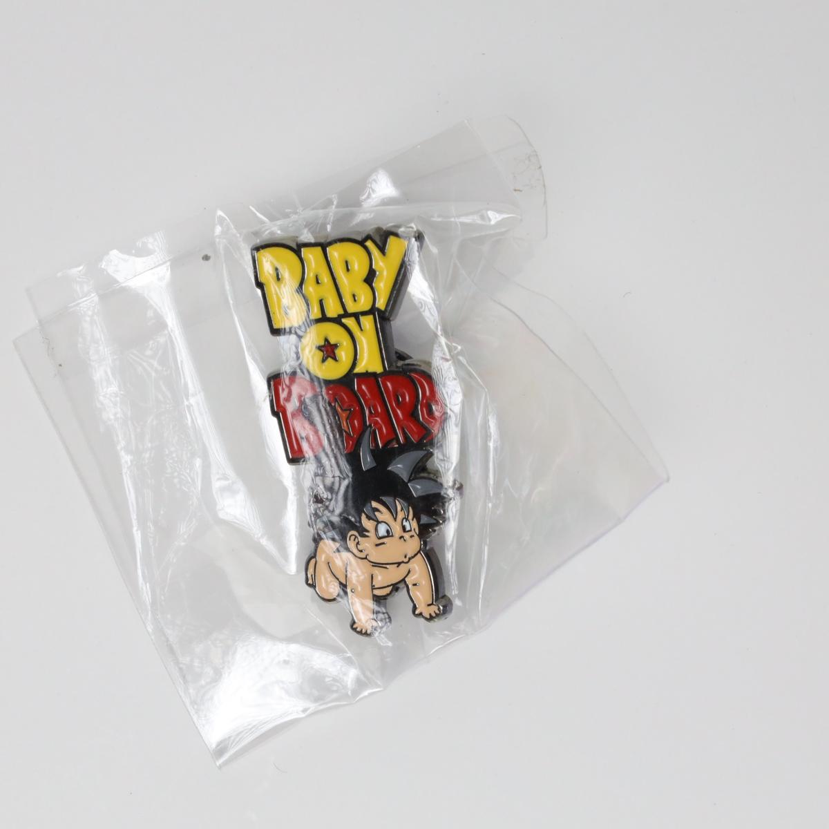 Funny Baby On Board Dragon Ball Z Son Goku Enamel Pin