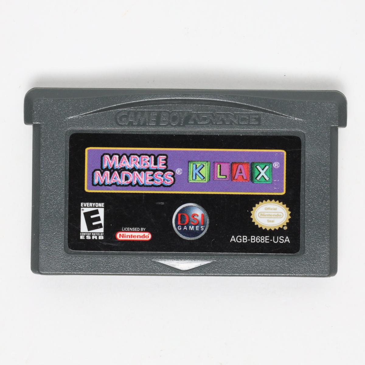 Klax / Marble Madness - Gameboy Advance (Loose / Good)