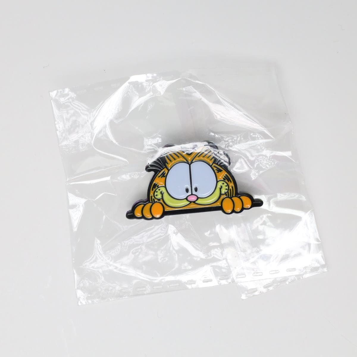 Garfield on Ledge Enamel Pin