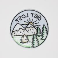 Get Lost Wild Nature Cartoon Style Embroidered Iron On Patch