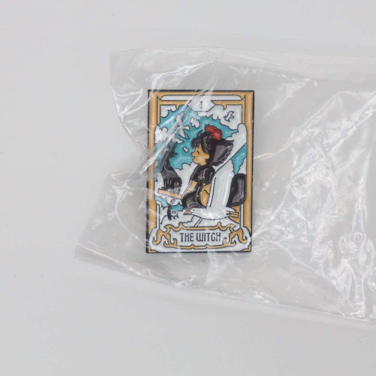 Ghibli The Witch I Tarot Enamel Pin