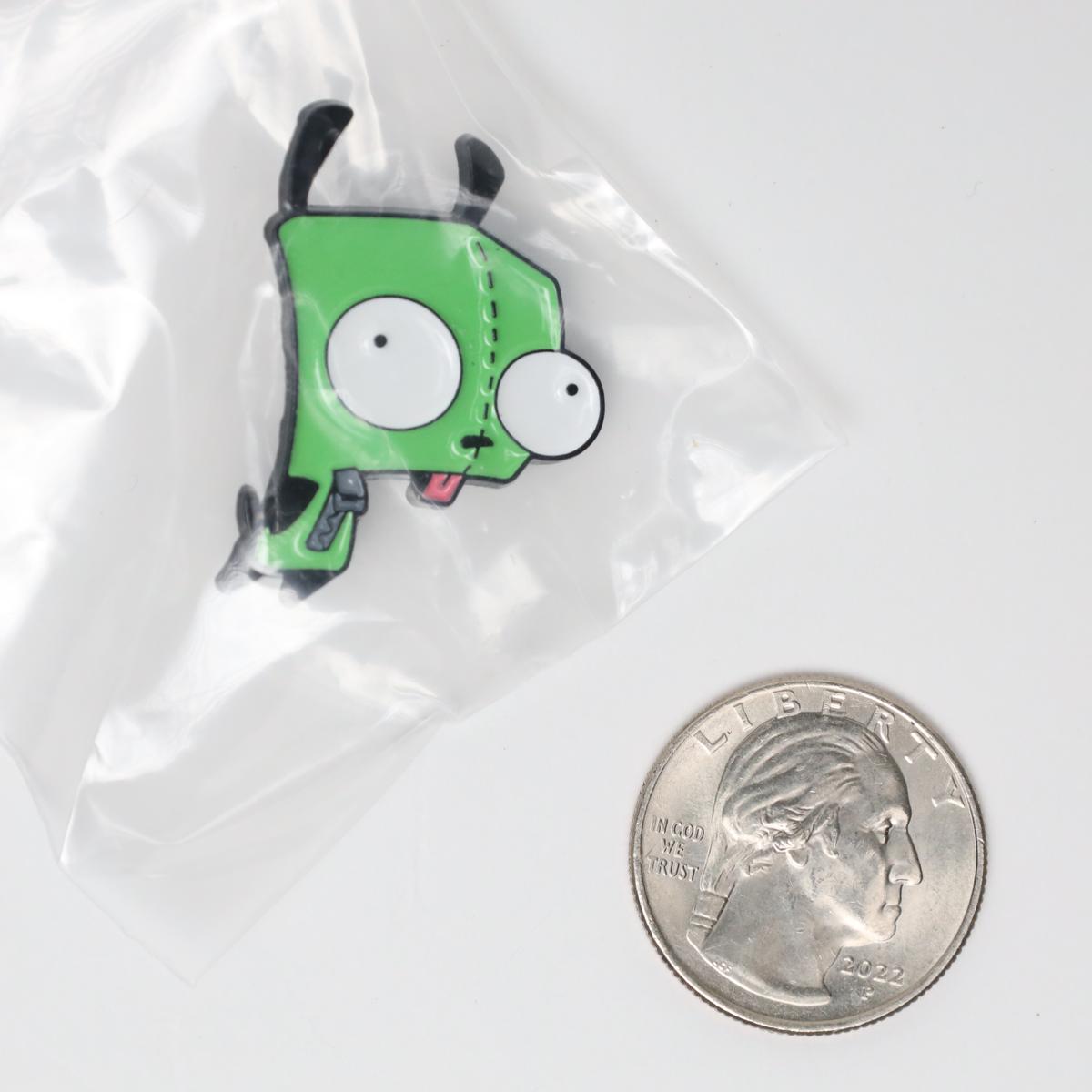 Gir Invader Zim Enamel Pin