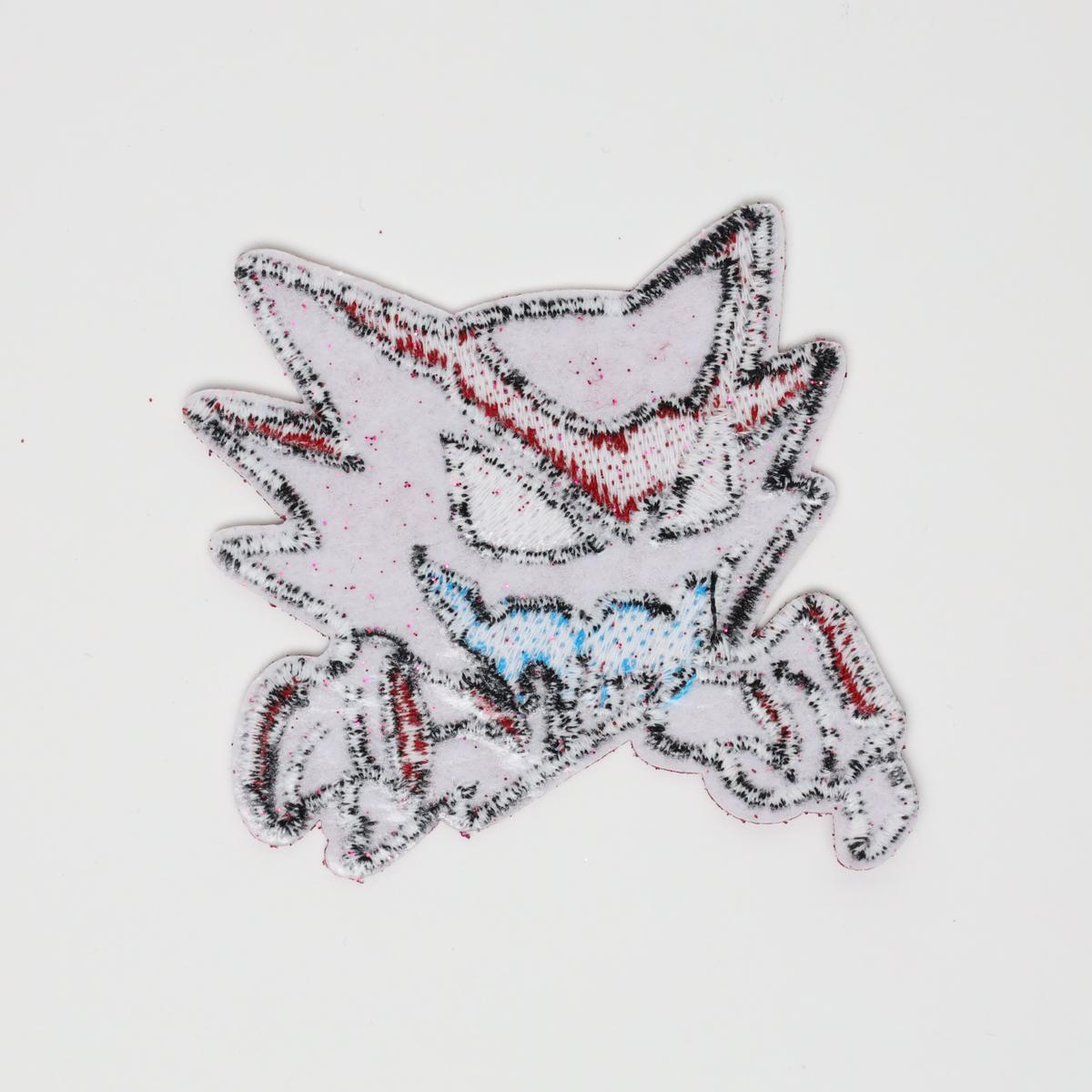 Glittery Haunter Pokemon Embroidered Iron On Patch