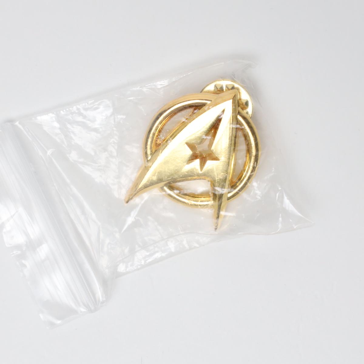 Gold Star Trek Lapel Pin
