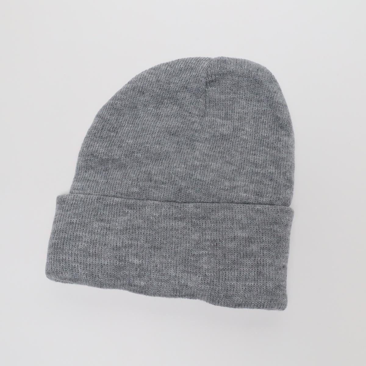 Grey Straw Hats One Piece Pirate Logo Embroidered Beanie (Color)