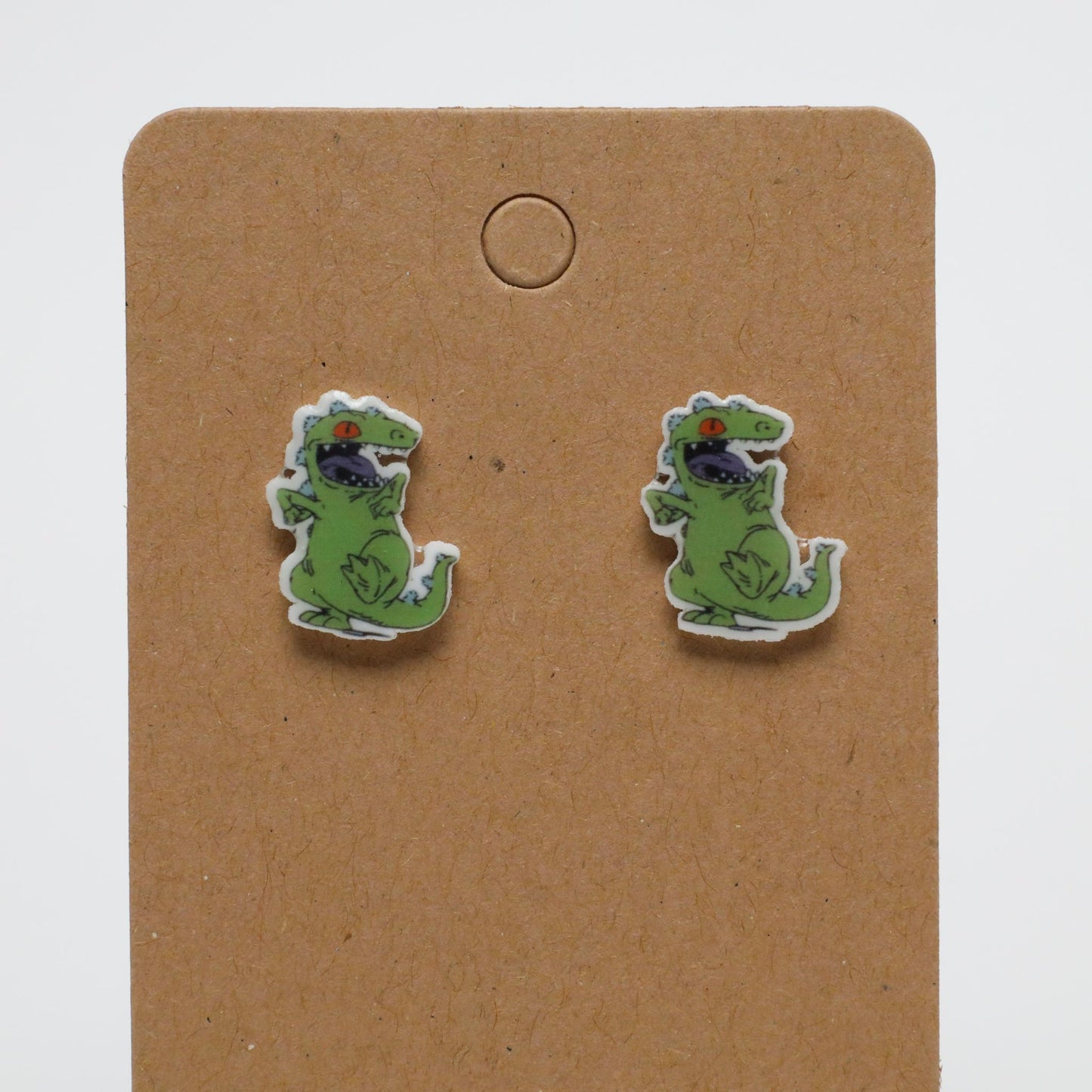 Happy Reptar Acrylic Stud Earrings