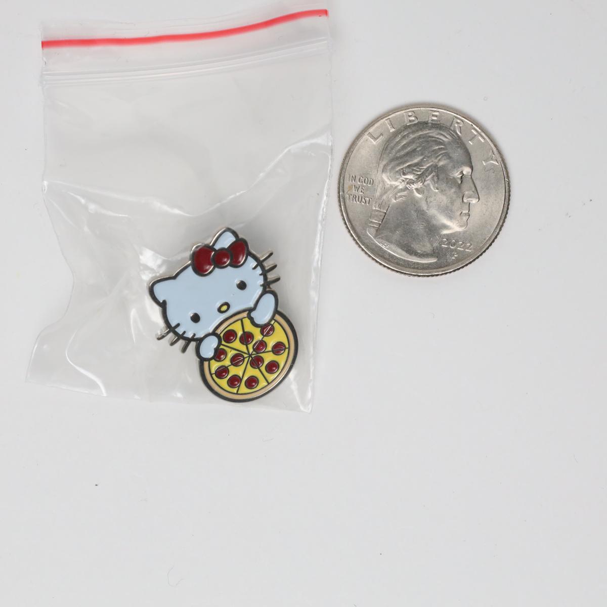 Hello Kitty Pizza Enamel Pin