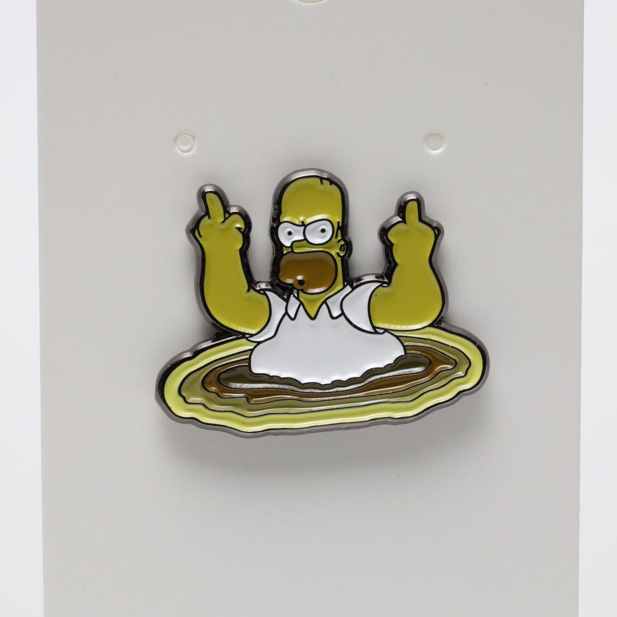 Homer Simpson Unhappy Enamel Pin