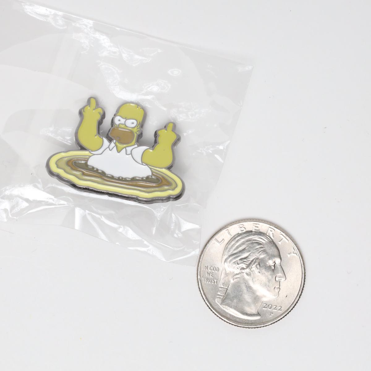 Homer Simpson Unhappy Enamel Pin