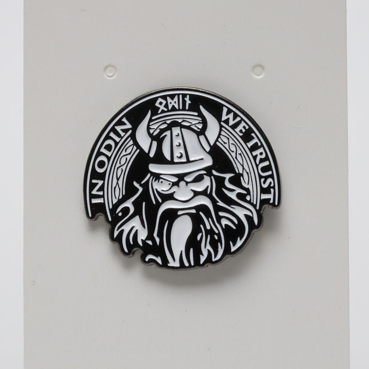 In Odin We Trust Enamel Pin