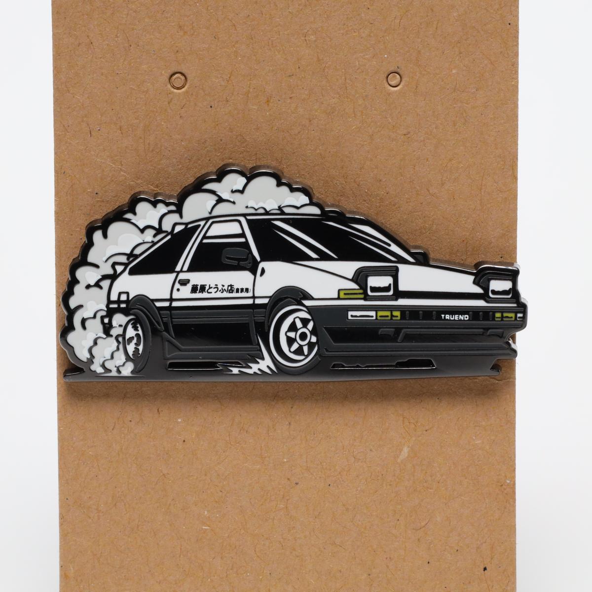 Initial D Keychain & Enamel Pin Bundle