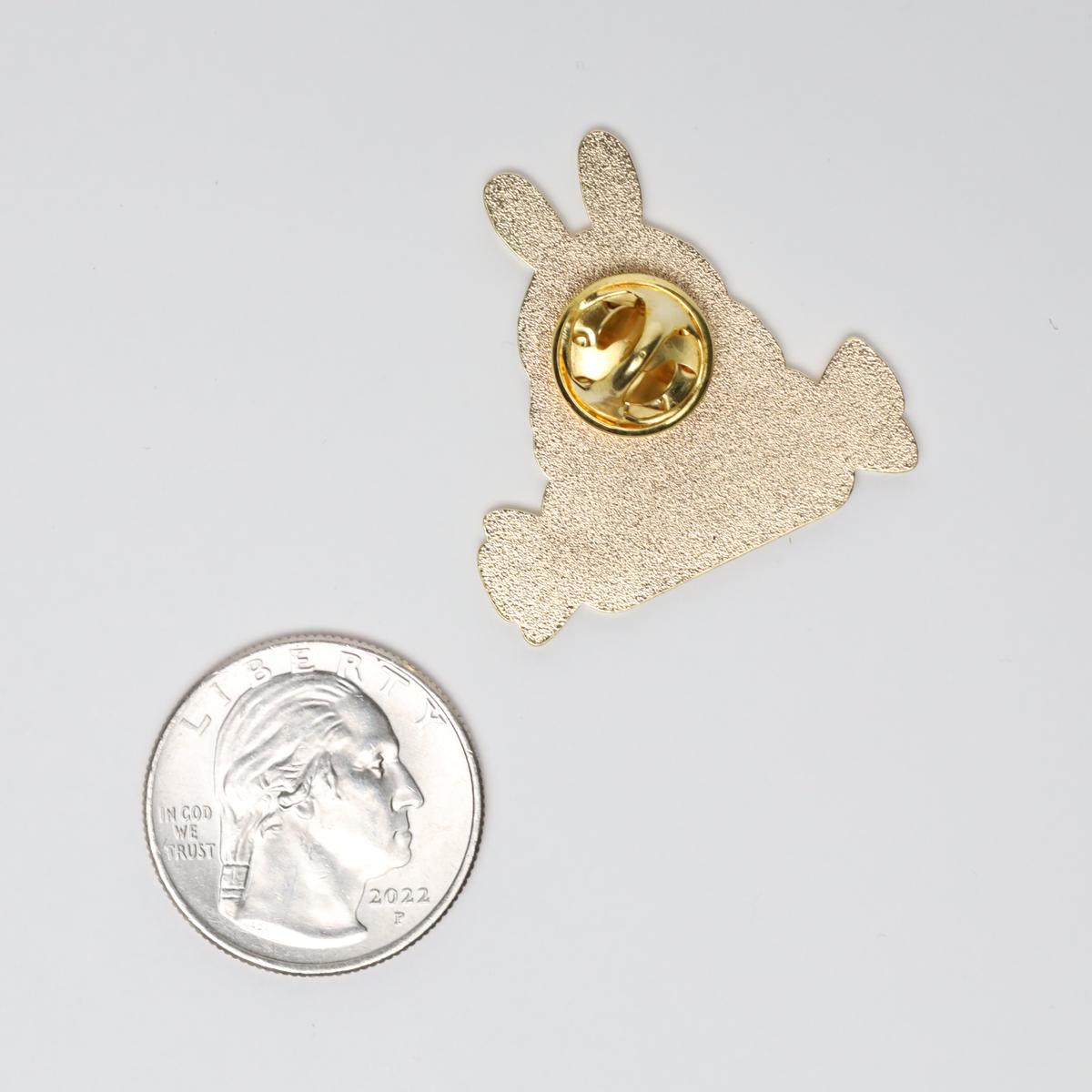 Japanese White Rabbit Candy Enamel Pin