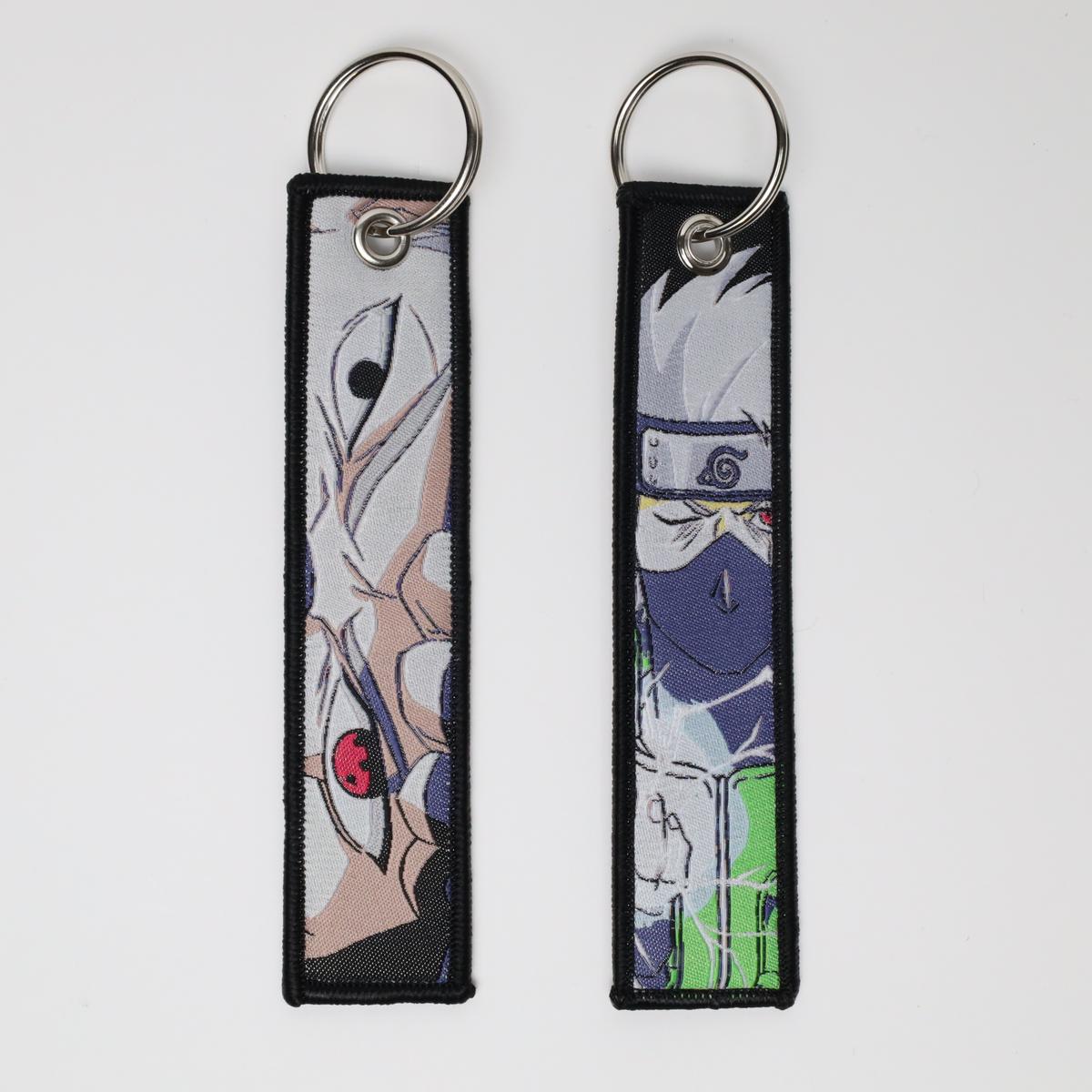 Kakashi Naruto Embroidered Keychain
