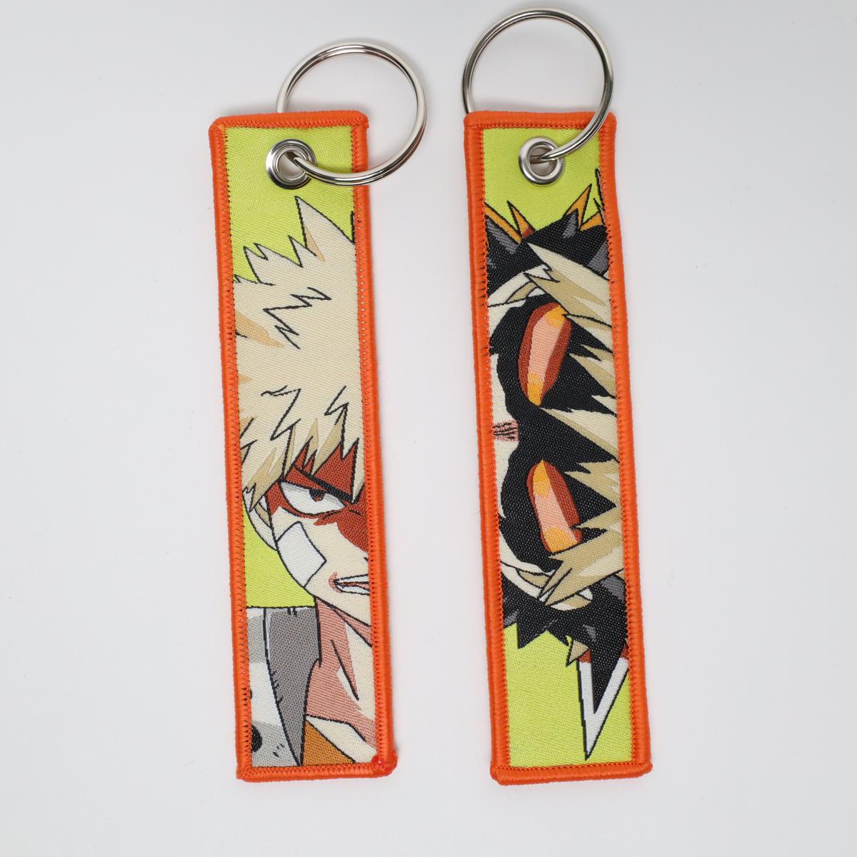 Katsuki Bakugo Embroidered Keychain