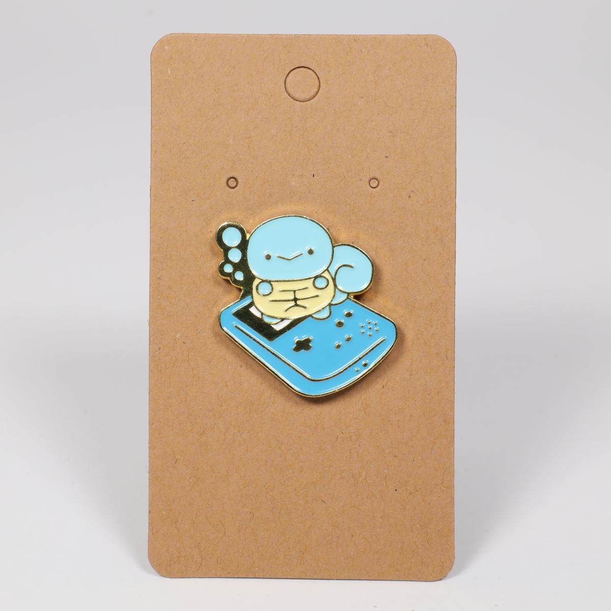 Kawaii Squirtle x Nintendo Gameboy Enamel Pin
