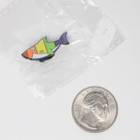 LGBT Pride Shark Enamel Pin