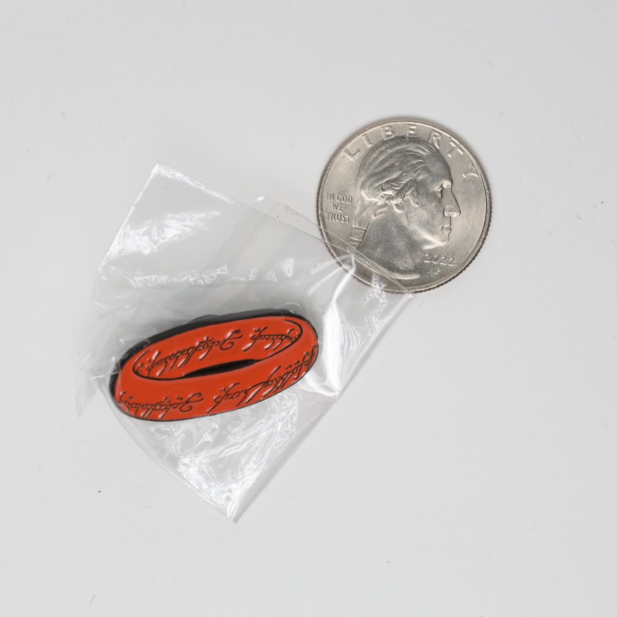 Lord of the Rings One Ring Enamel Pin