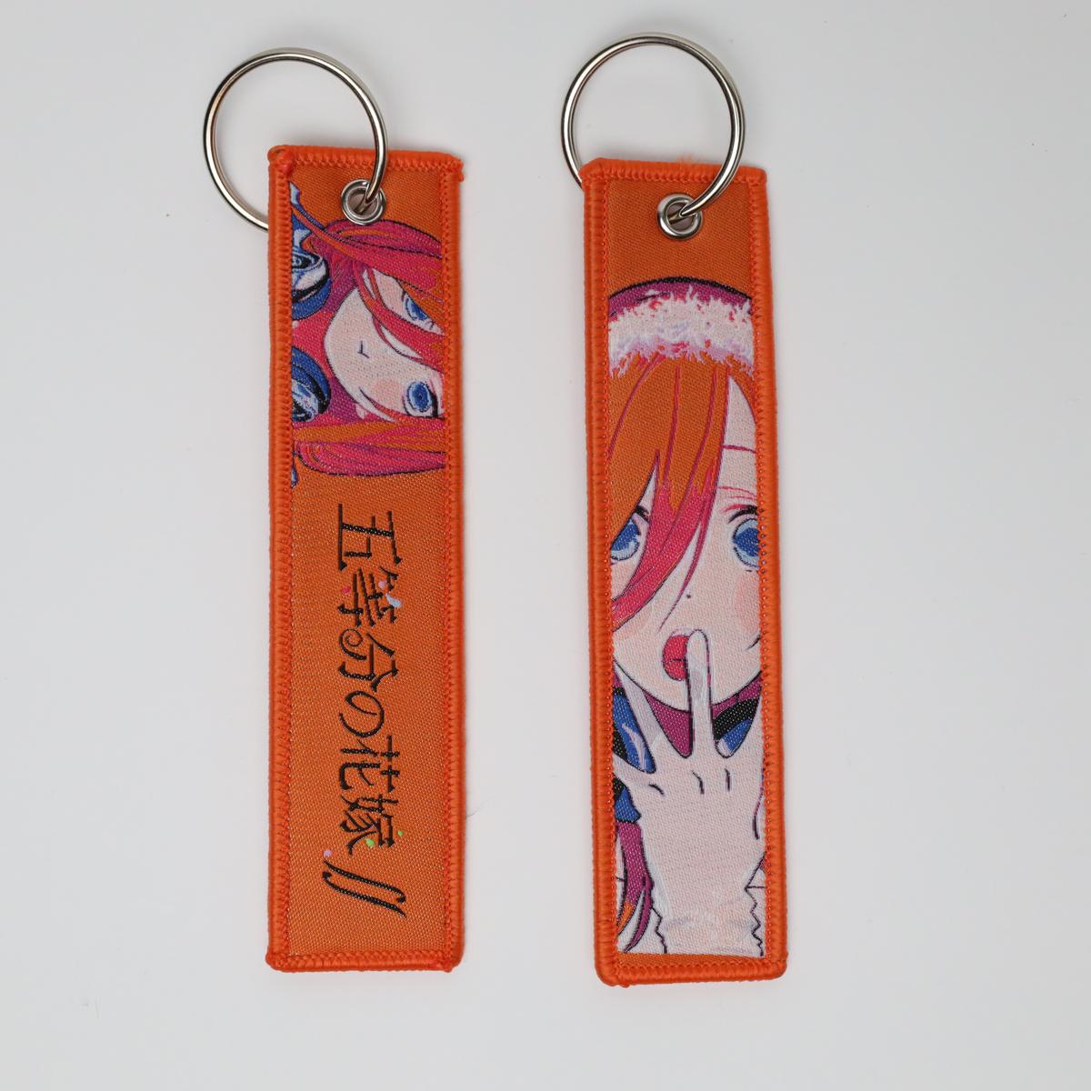 Miku Nakano The Quintessential Quintuplets Embroidered Keychain