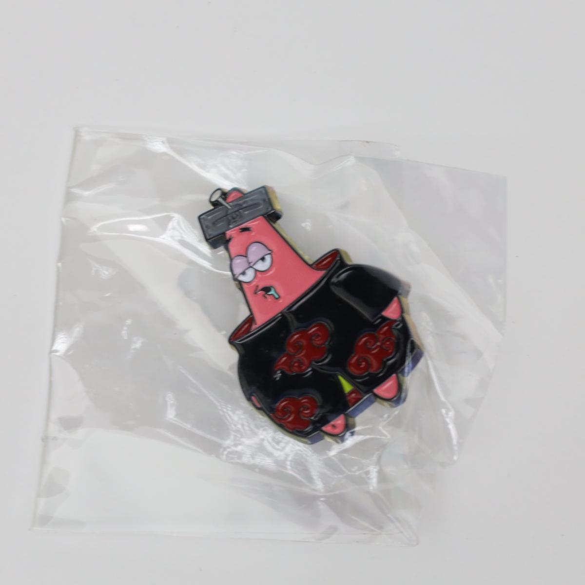 Naruto x Spongebob Patrick Enamel Pin