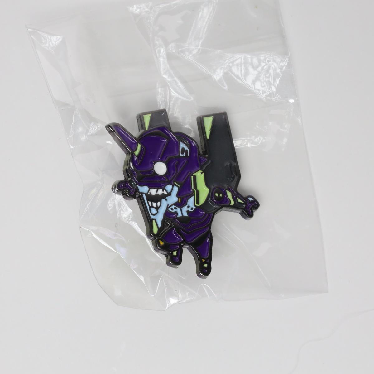 Neon Genesis Evangelion EVA Unit-01 Big Head Enamel Pin
