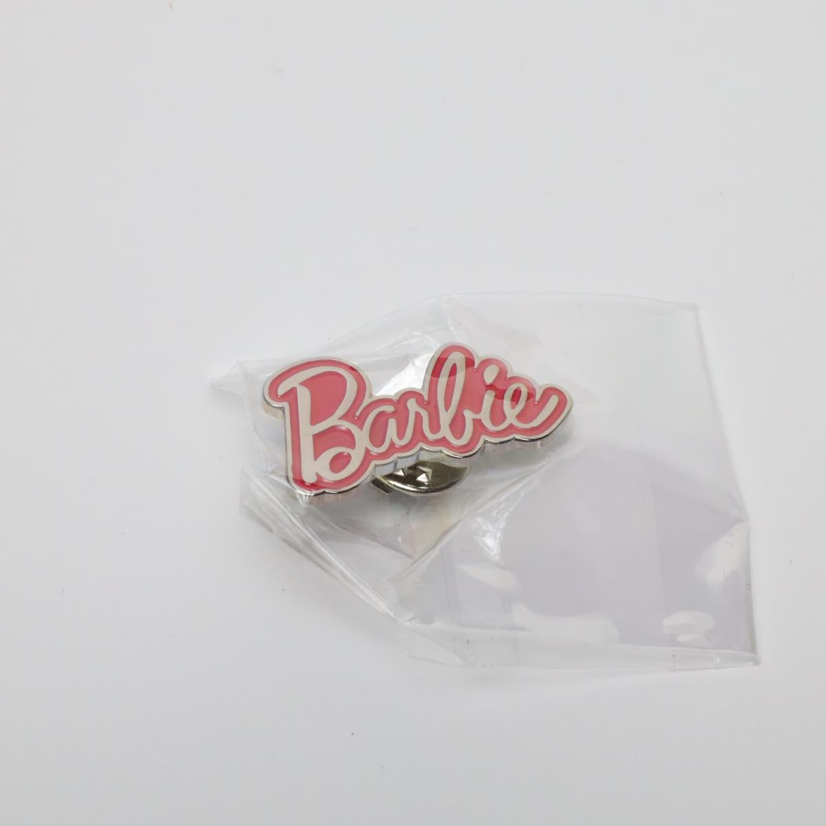 Pink Barbie Logo Enamel Pin