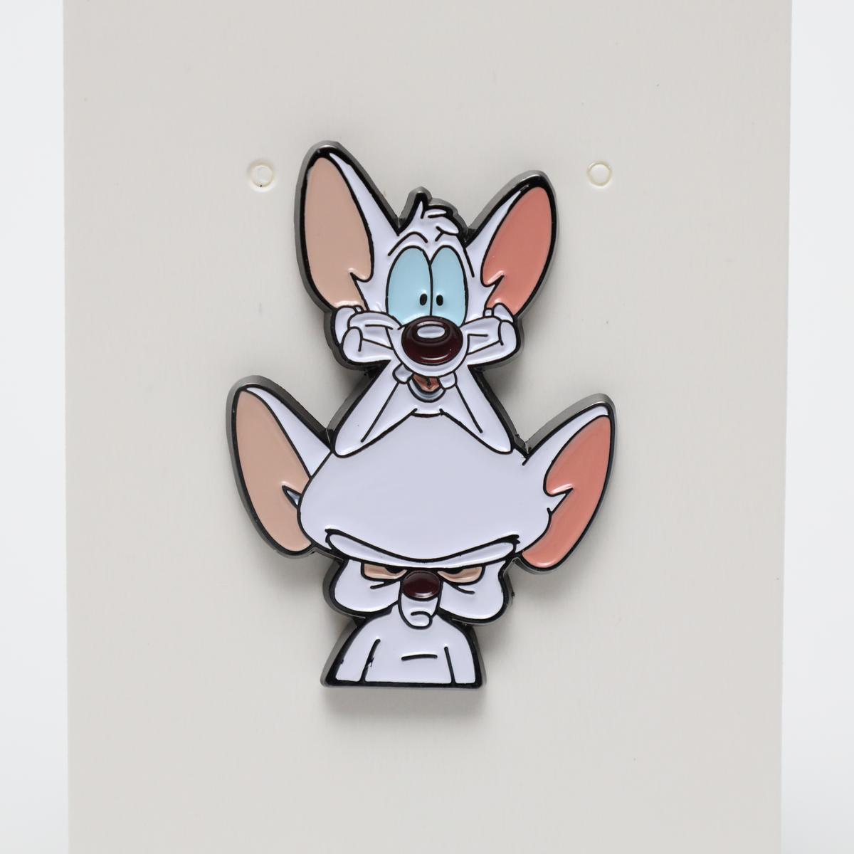 Pinky and the Brain Enamel Pin