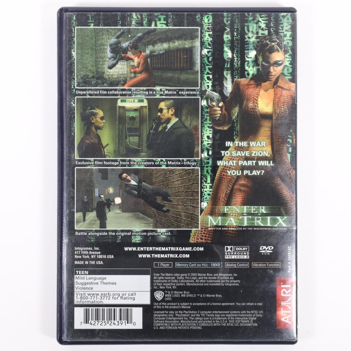 Enter the Matrix - PlayStation 2 (Complete / Good)