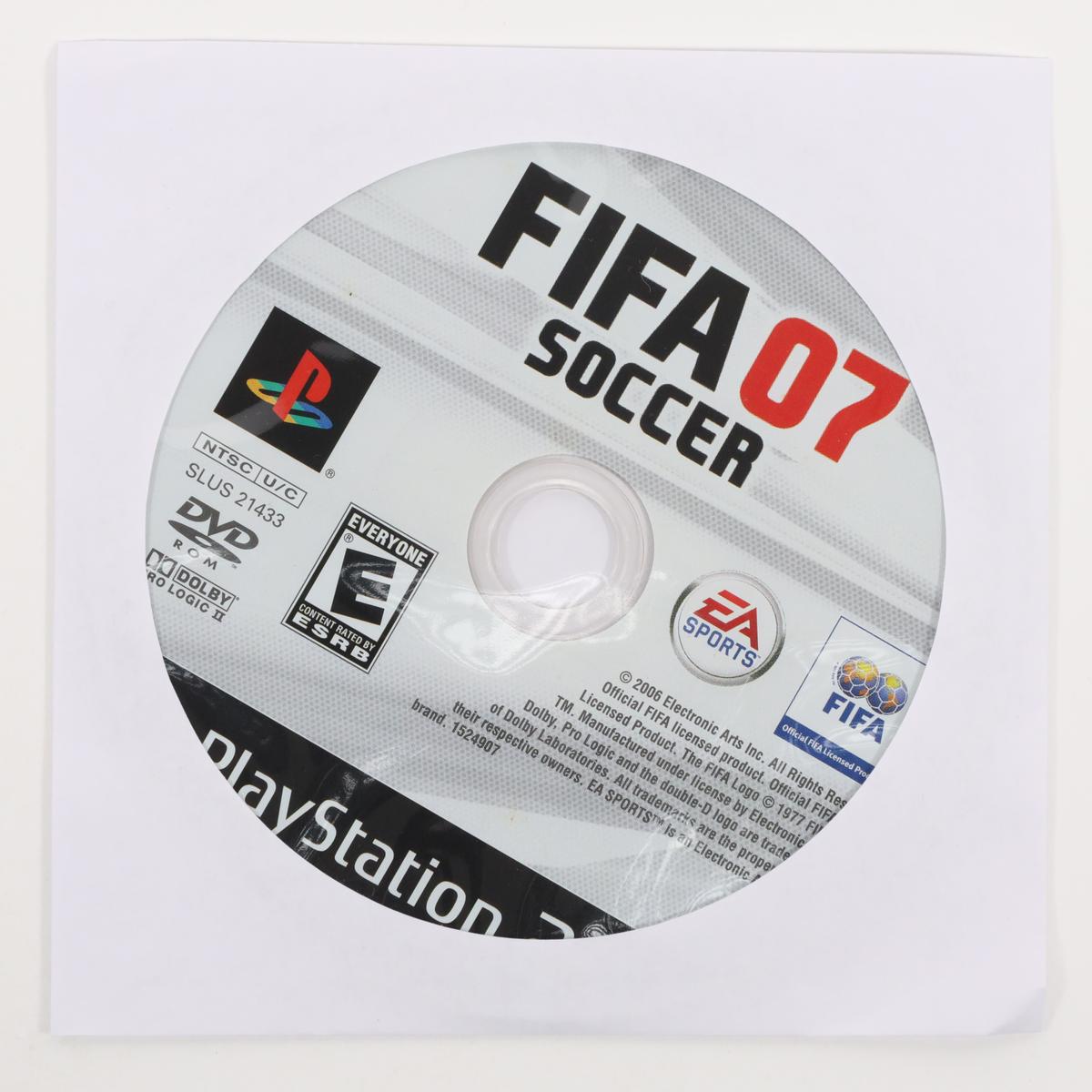 FIFA Soccer 07 - PlayStation 2 (Loose / Good)