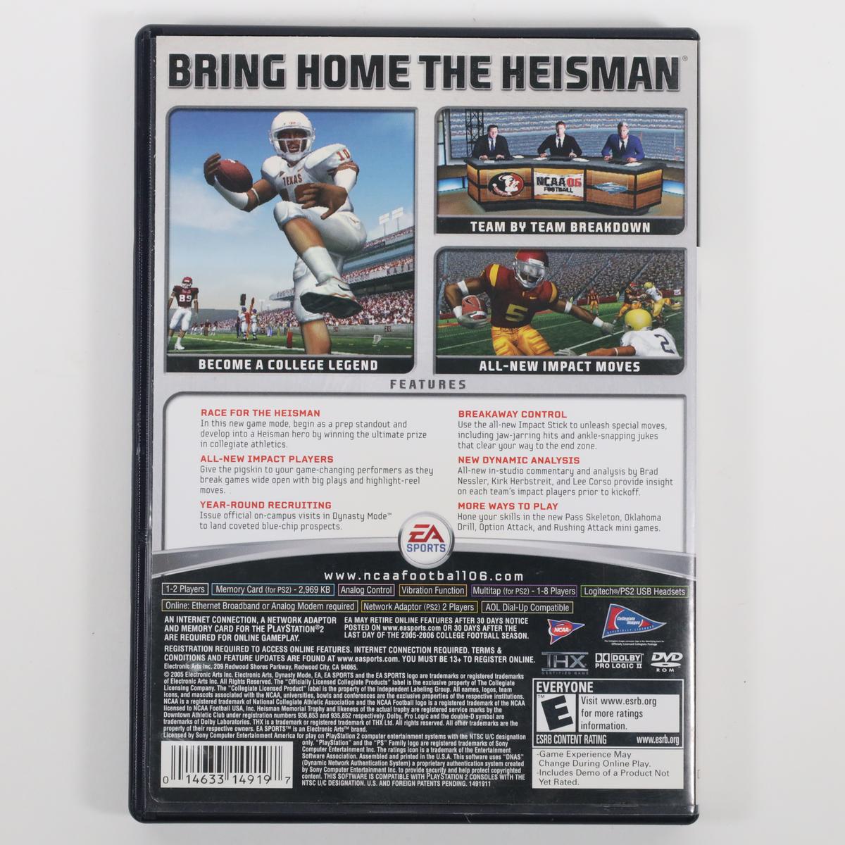 NCAA Football 06 - PlayStation 2 (Box / Good)