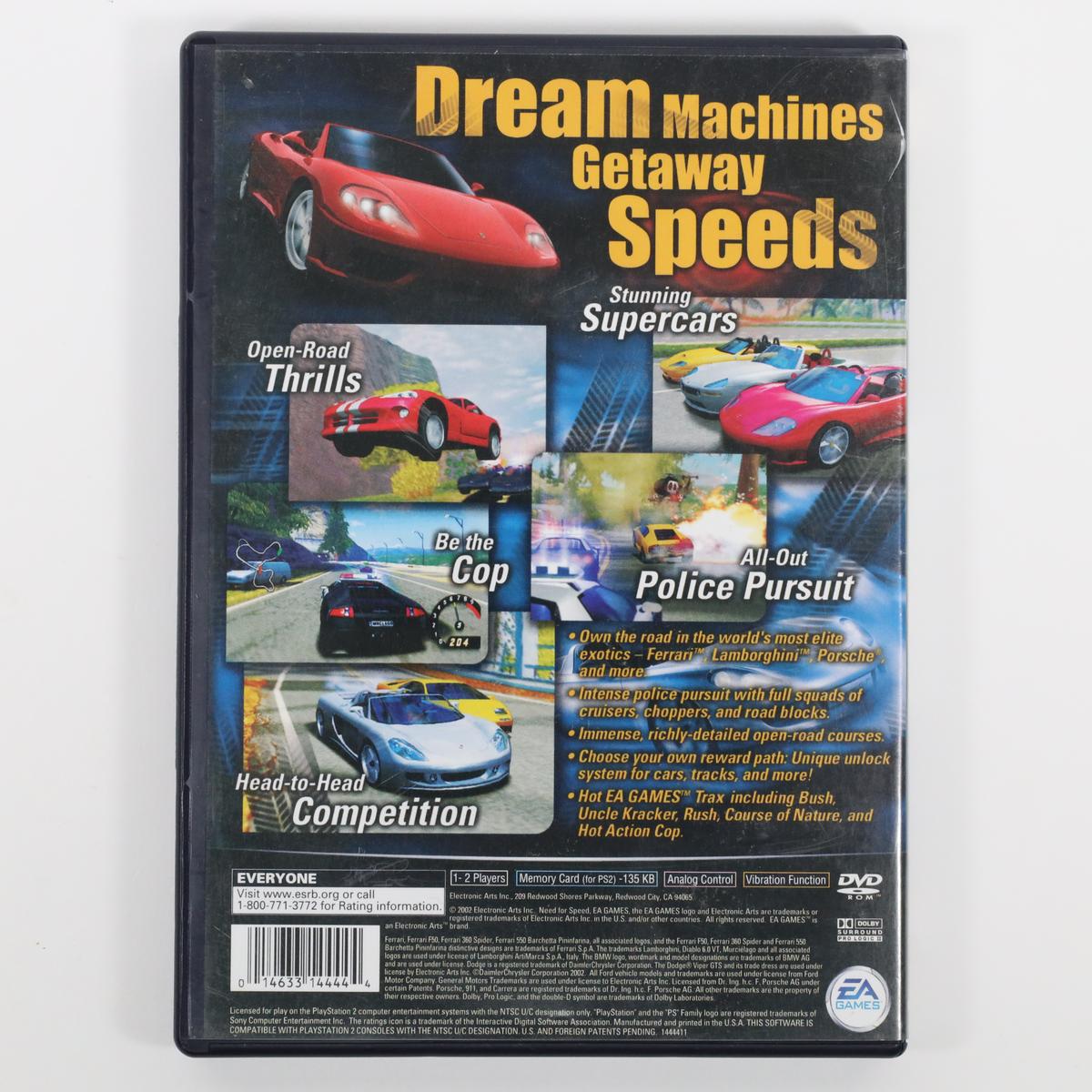 Need For Speed: Hot Pursuit 2 - PlayStation 2 (Complete / Acceptable)