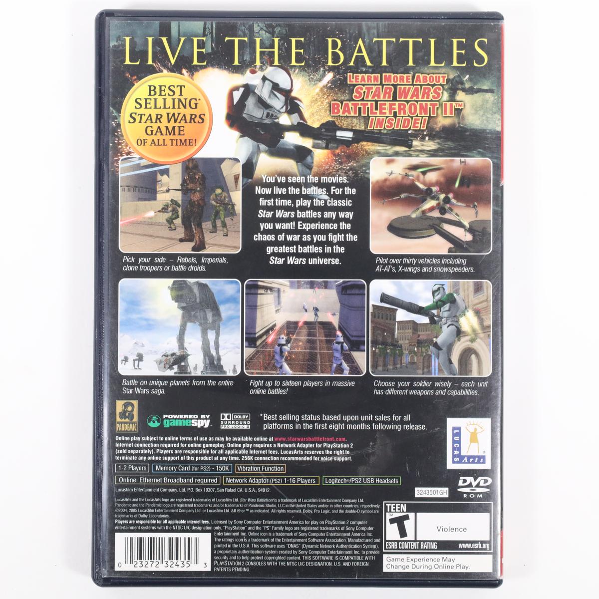 Star Wars Battlefront - PlayStation 2 (Complete / Good)