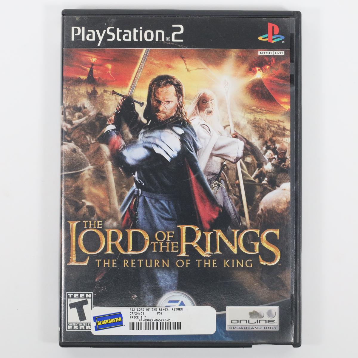 The Lord of the Rings: The Return of the King - PS2 (Complete / Good)