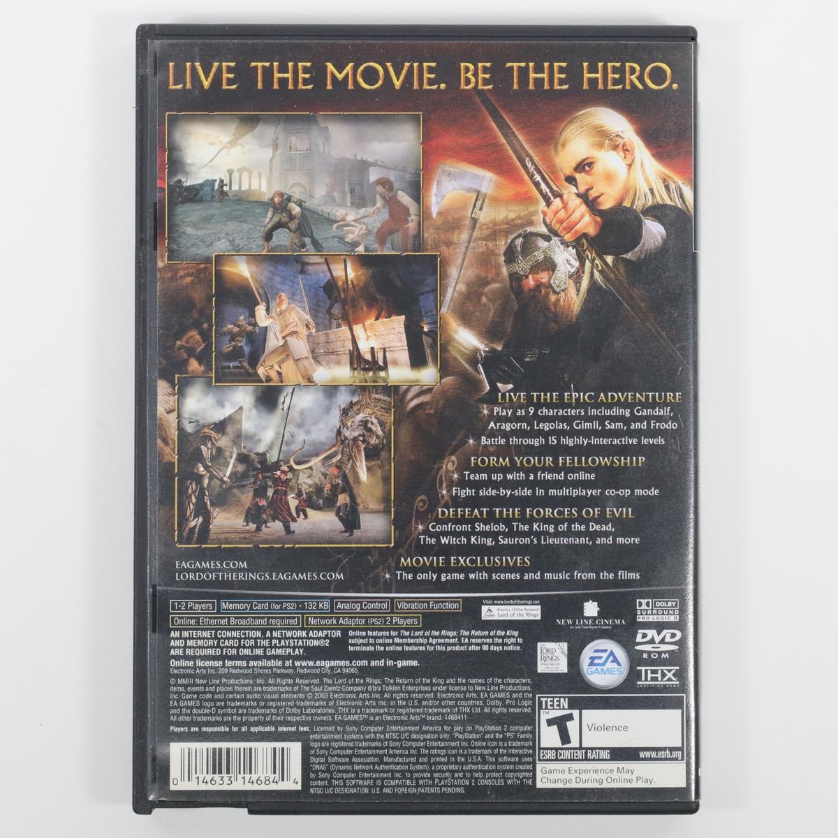 The Lord of the Rings: The Return of the King - PS2 (Complete / Good)